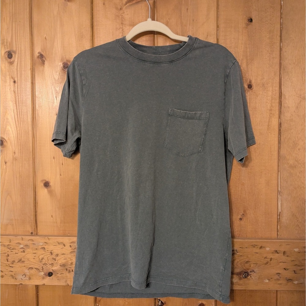 William Rast 100% Organic Cotton Vintage Wash Pocket Tee Men's Small